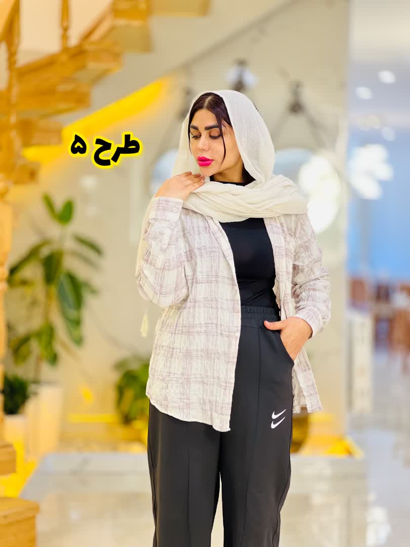 شومیز چهارخانه 2096